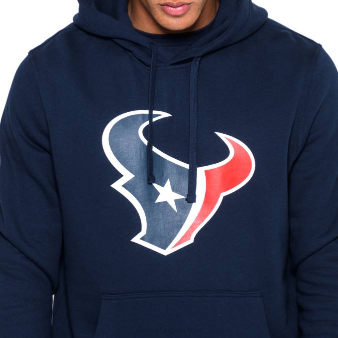 New Era Houston Texas teamlogo marineblauwe hoodie BT242810