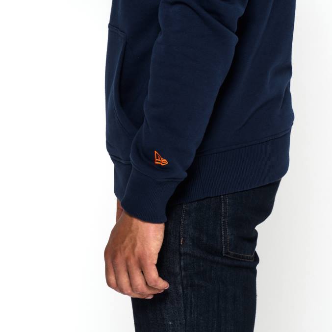 New Era Marineblauwe hoodie met Denver Broncos-teamlogo BT242809
