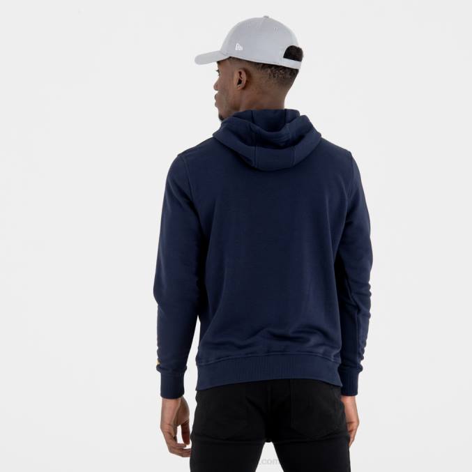 New Era Marineblauwe hoodie met Denver Nuggets-teamlogo BT242711