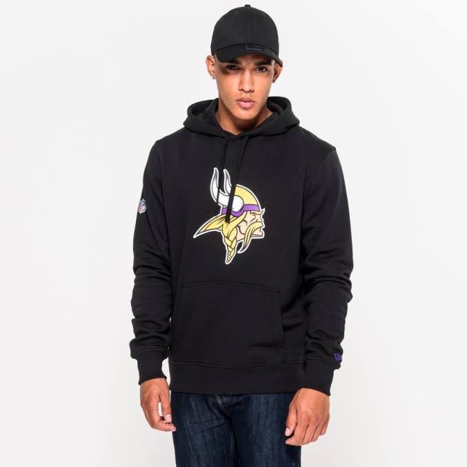 New Era Minnesota Vikings team logo zwarte hoodie BT242669