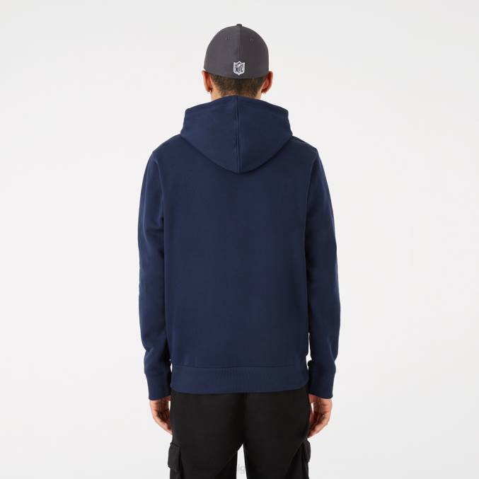 New Era New England Patriots NFL teamlogo blauwe hoodie BT242836