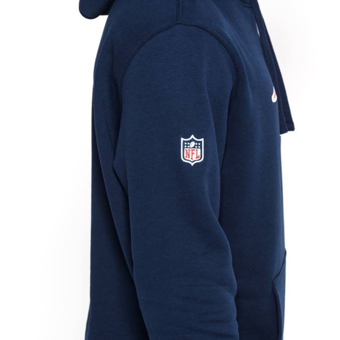 New Era New England Patriots teamlogo blauwe hoodie BT242693