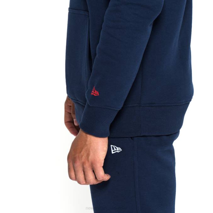 New Era New England Patriots teamlogo blauwe hoodie BT242693