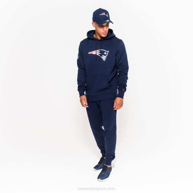 New Era New England Patriots teamlogo blauwe hoodie BT242693