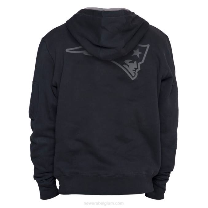 New Era New England Patriots x Alpha Industries zwarte hoodie BT242793