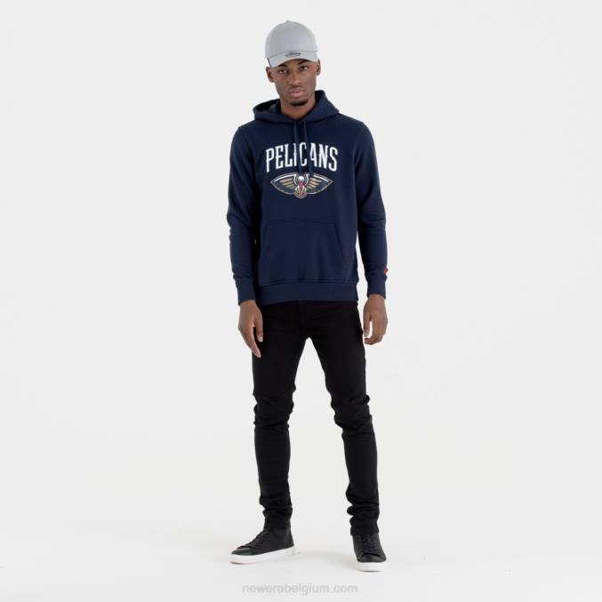 New Era New Orleans Pelicans NBA-teamlogo marineblauwe hoodie BT242818