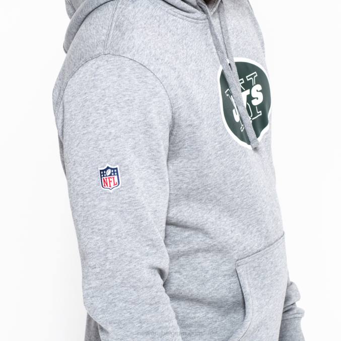 New Era New York Jets team logo grijze hoodie BT242701