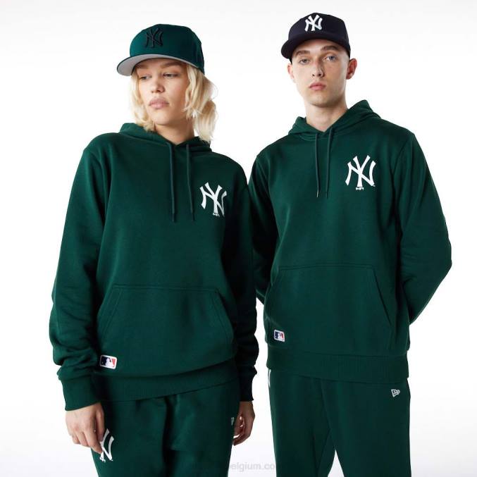 New Era New York Yankees Essentials donkergroene hoodie BT242769