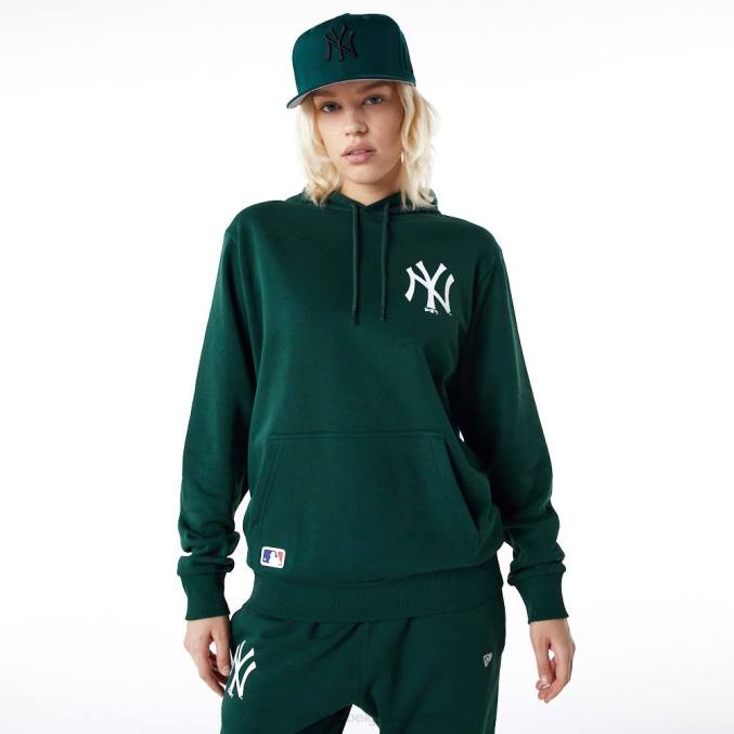 New Era New York Yankees Essentials donkergroene hoodie BT242769