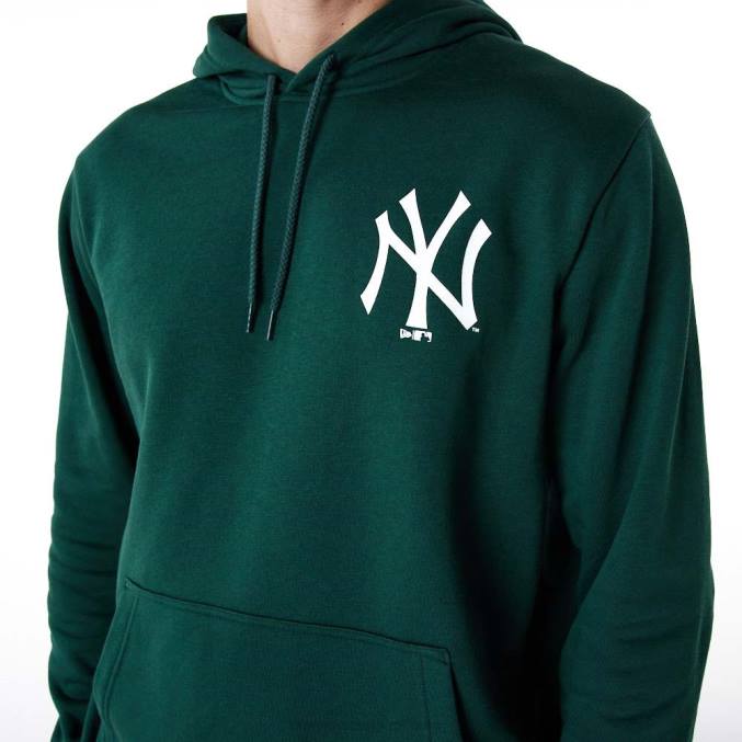New Era New York Yankees Essentials donkergroene hoodie BT242769