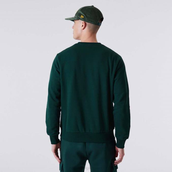 New Era New York Yankees Heritage donkergroen sweatshirt met ronde hals BT242806