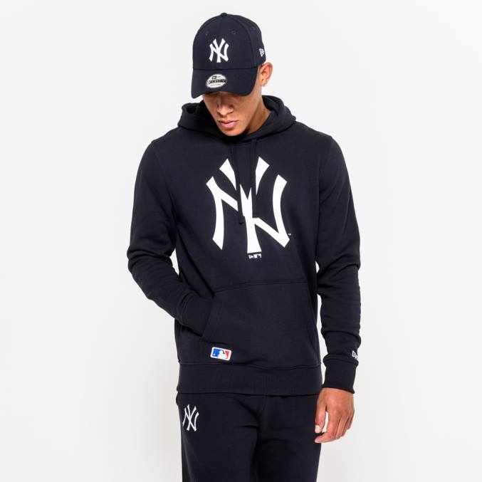 New Era New York Yankees marineblauwe hoodie BT242709