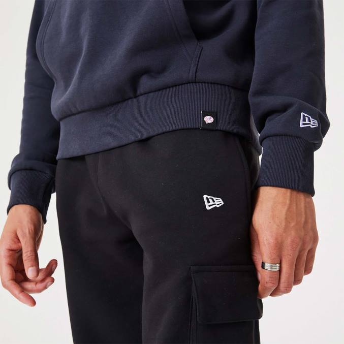 New Era New York Yankees mlb drip logo marineblauwe pullover hoodie BT242665