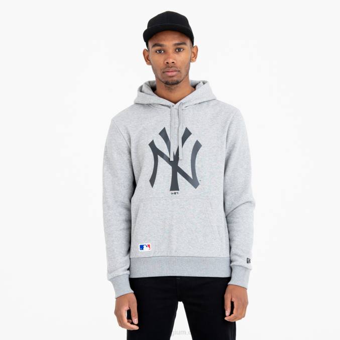 New Era New York Yankees teamlogo grijze hoodie BT242804