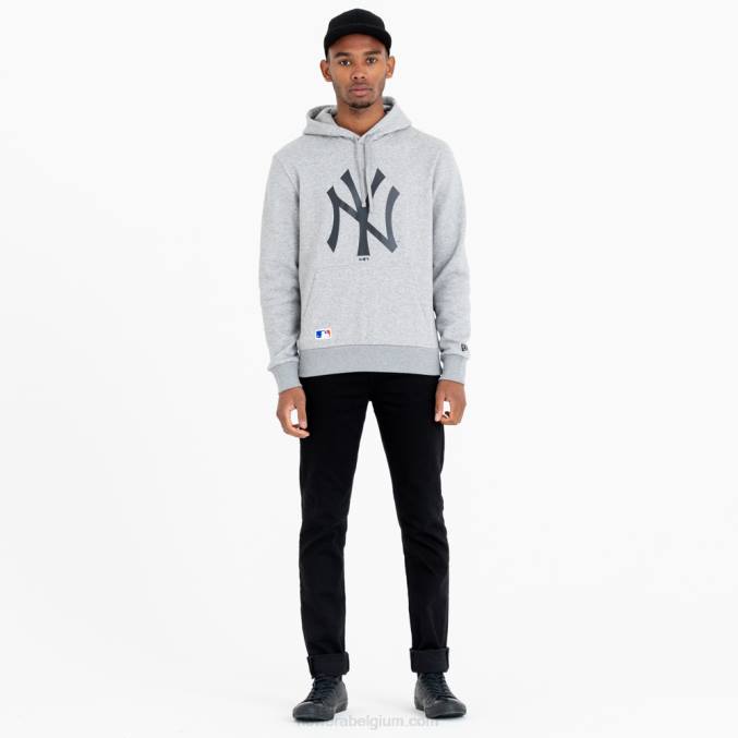 New Era New York Yankees teamlogo grijze hoodie BT242804