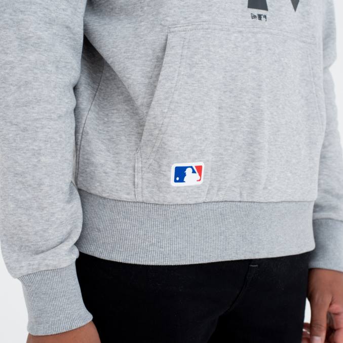 New Era New York Yankees teamlogo grijze hoodie BT242804
