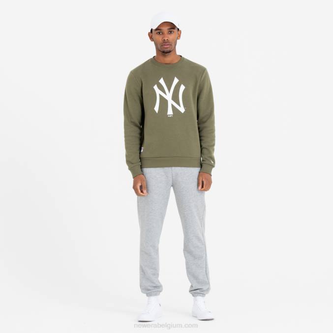 New Era New York Yankees teamlogo groen sweatshirt met ronde hals BT242758