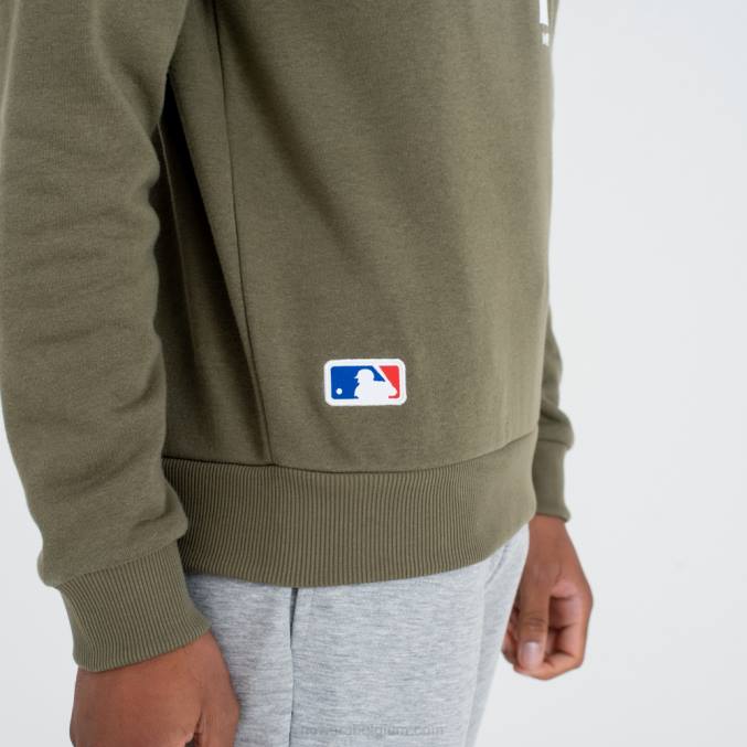 New Era New York Yankees teamlogo groen sweatshirt met ronde hals BT242758