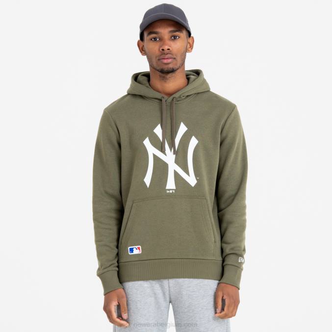 New Era New York Yankees teamlogo groene hoodie BT242766