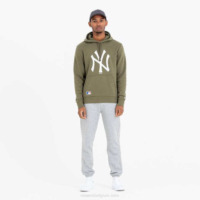 New Era New York Yankees teamlogo groene hoodie BT242766