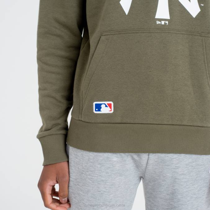 New Era New York Yankees teamlogo groene hoodie BT242766