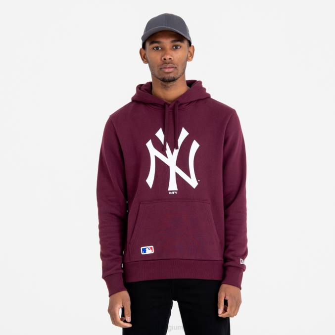 New Era New York Yankees teamlogo kastanjebruine hoodie BT242774