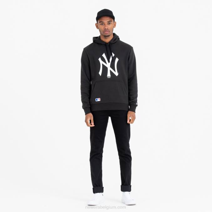 New Era New York Yankees teamlogo zwarte hoodie BT242797