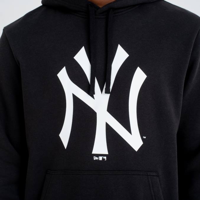 New Era New York Yankees teamlogo zwarte hoodie BT242797