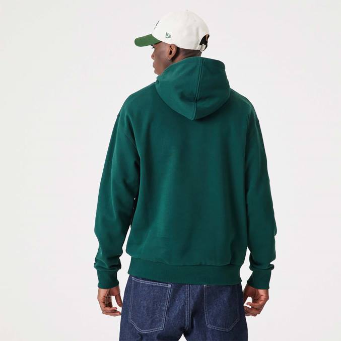 New Era Oakland Athletics MLB Heritage donkergroene oversized hoodie BT242697