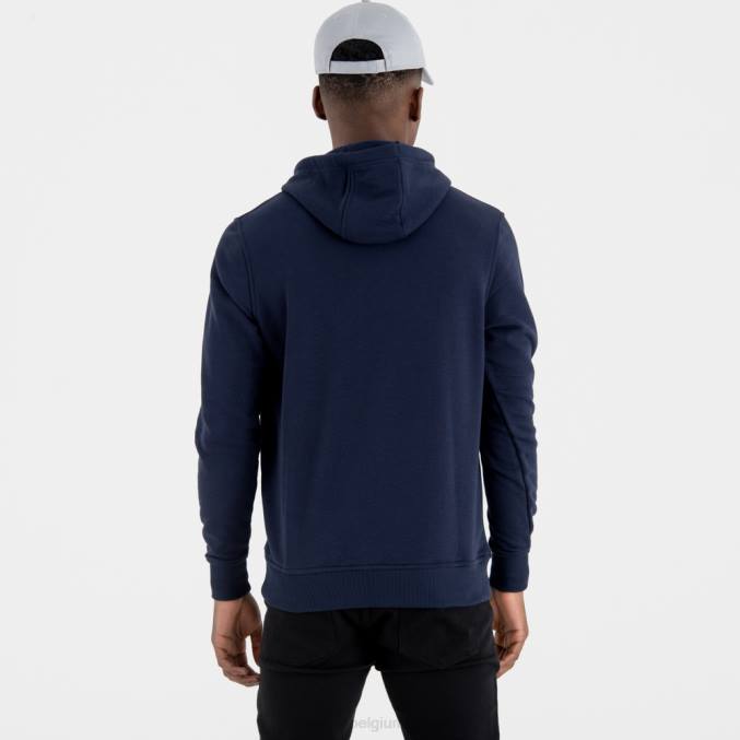 New Era Oklahoma City Thunder teamlogo marineblauwe hoodie BT242767