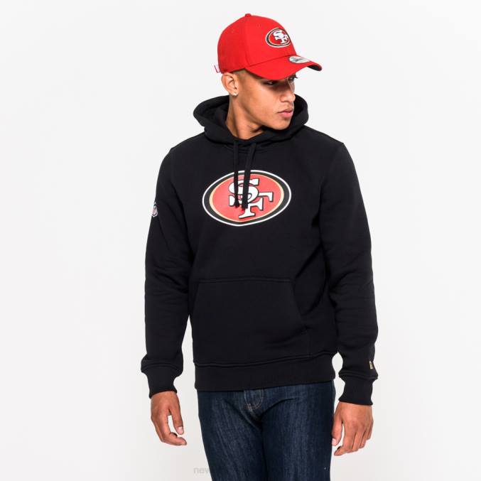 New Era San Francisco 49ers teamlogo zwarte hoodie BT242726