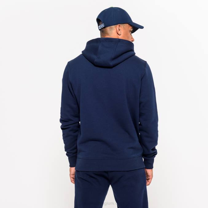New Era Seattle Seahawks team logo blauwe hoodie BT242780