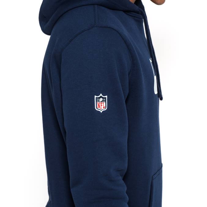 New Era Seattle Seahawks team logo blauwe hoodie BT242780