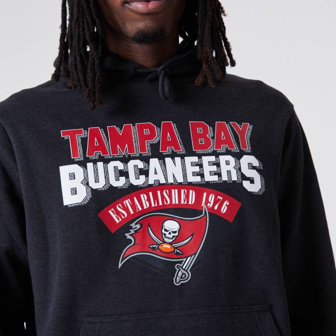 New Era Tampa Bay Buccaneers nfl team logo grijze hoodie BT242792