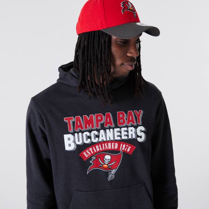 New Era Tampa Bay Buccaneers nfl team logo grijze hoodie BT242792