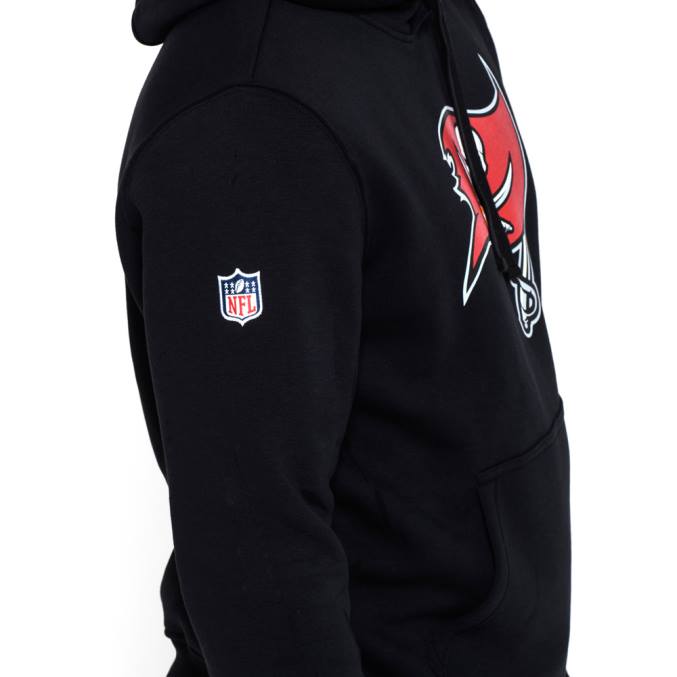 New Era Tampa Bay Buccaneers team logo zwarte hoodie BT242734