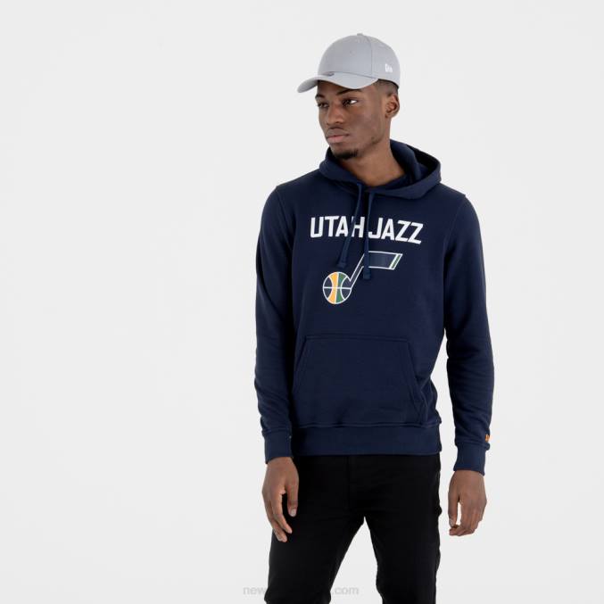 New Era Utah Jazz team logo marineblauwe hoodie BT242775