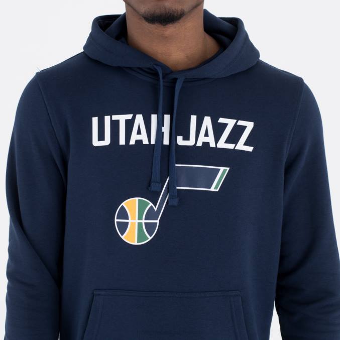 New Era Utah Jazz team logo marineblauwe hoodie BT242775