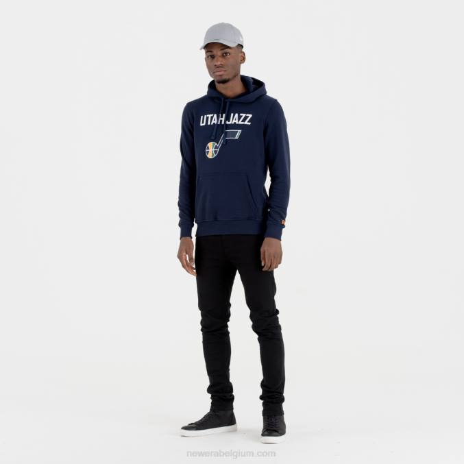 New Era Utah Jazz team logo marineblauwe hoodie BT242775