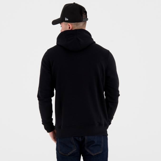 New Era Zwarte hoodie met atlanta hawks-teamlogo BT242687