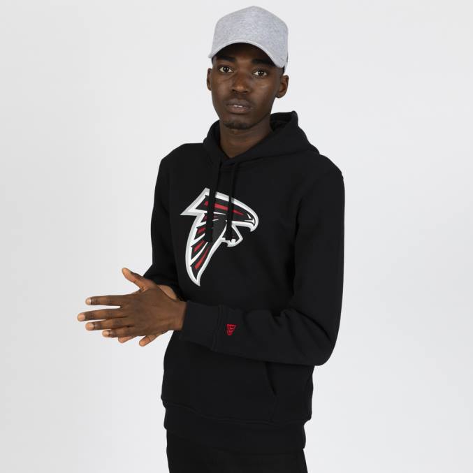 New Era atlanta falcons pullover teamlogo zwarte hoodie BT242725