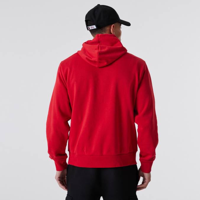 New Era chicago bulls nba omtrek logo rode hoodie BT242820