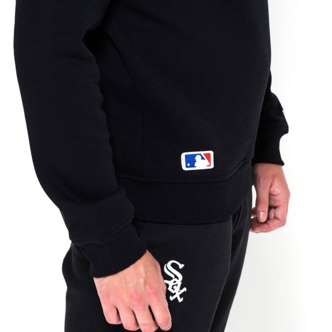 New Era chicago white sox team zwart sweatshirt met ronde hals BT242788