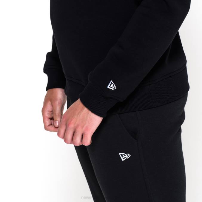 New Era chicago white sox team zwart sweatshirt met ronde hals BT242788