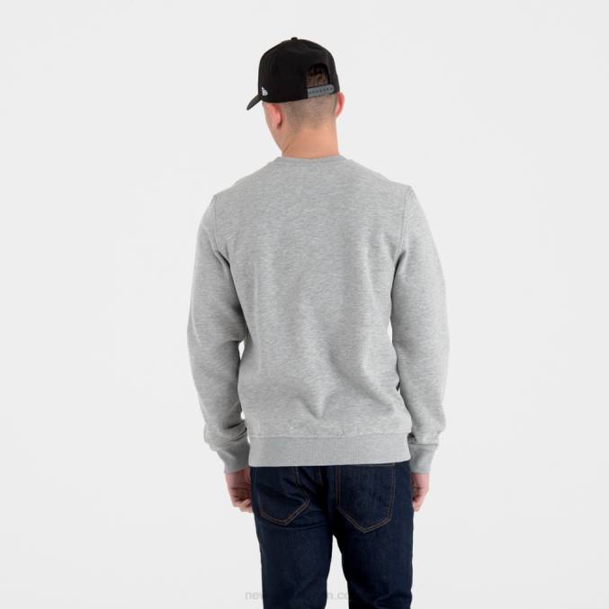 New Era grijs sweatshirt met ronde hals en mlb-logo BT242662
