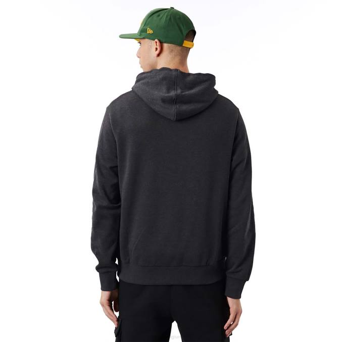 New Era groene bay packers nfl script donkergrijze hoodie BT242771