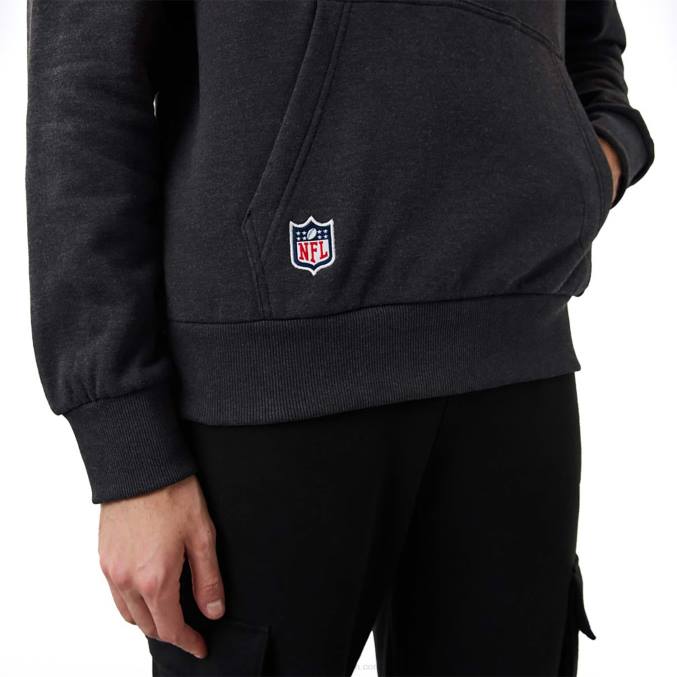 New Era groene bay packers nfl script donkergrijze hoodie BT242771