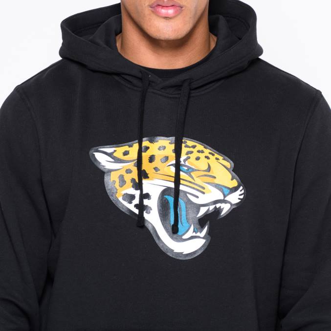 New Era jacksonville jaguars teamlogo zwarte hoodie BT242817