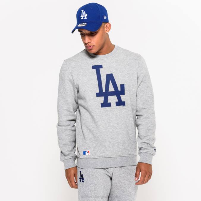 New Era la dodgers grijs sweatshirt met ronde hals BT242796