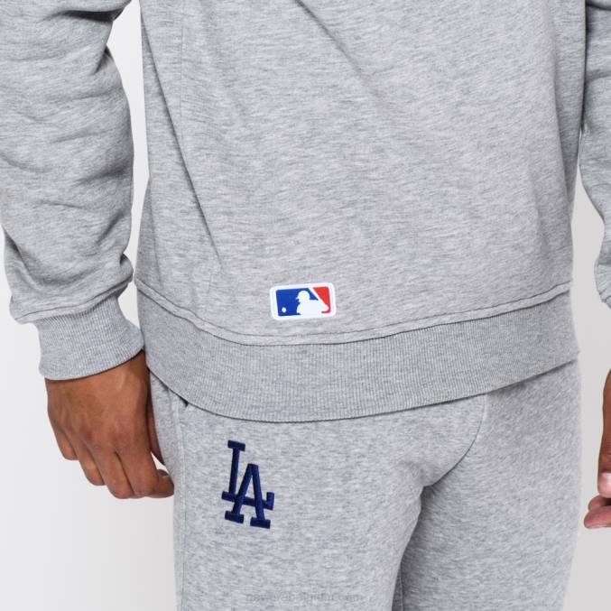 New Era la dodgers grijs sweatshirt met ronde hals BT242796
